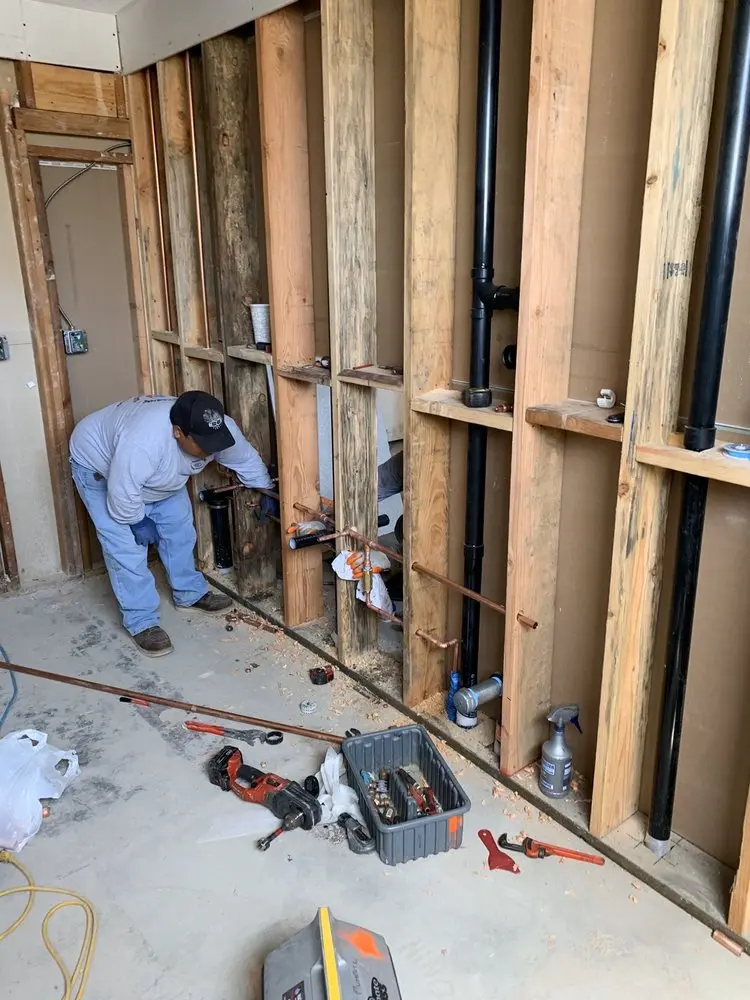 Commercial rough-in plumbing for Water Heater Replacement in Anadarko